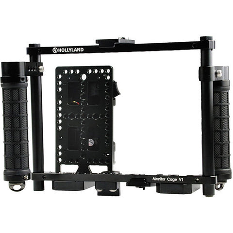 Hollyland Monitor Cage with Rubber Handgrips for 5 to 9