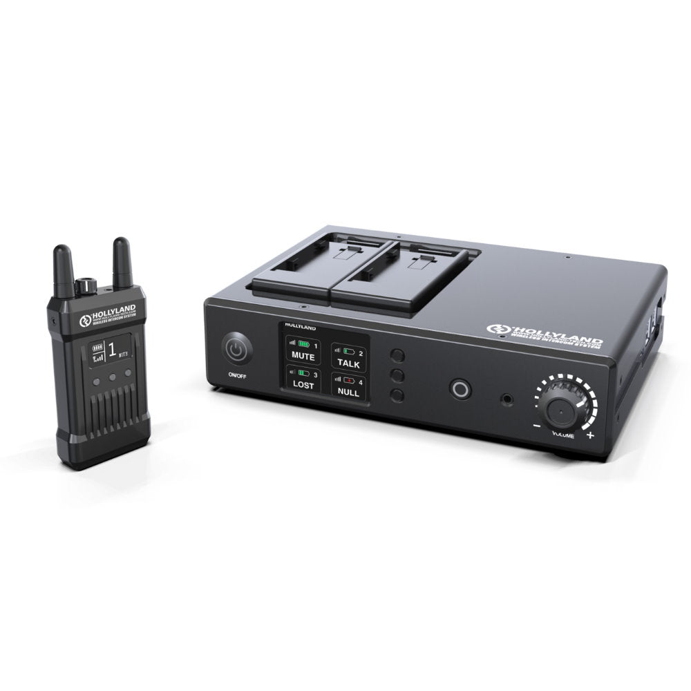 Hollyland MARS T1000 オーディオ機器セット Hollyland Mars T1000 Full Duplex Wireless Intercom System (1 Base Stat