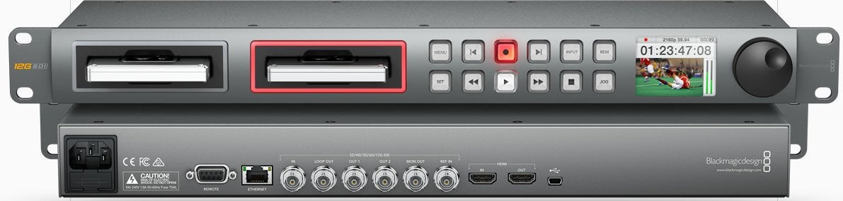 blackmagic hyperdeck studio 12G 4K60p収録可 Amazon.com: Blackmagic Design HyperDeck Studio HD Mini Studio