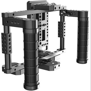 Hollyland Monitor Cage with Rubber Handgrips for 5 to 9" Monitors (V-Mount)
