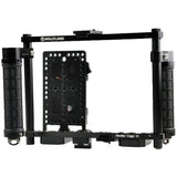 Hollyland Monitor Cage with Rubber Handgrips for 5 to 9" Monitors (Gold Mount)