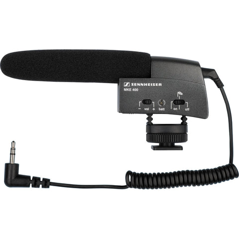 Rent Sennheiser MKE 400 Compact Video Camera Shotgun Microphone
