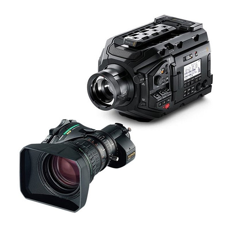 Blackmagic Design URSA Broadcast Camera & Fujinon 5BERM-K3 MS-01 Semi Servo Rear Control Accessory Kit