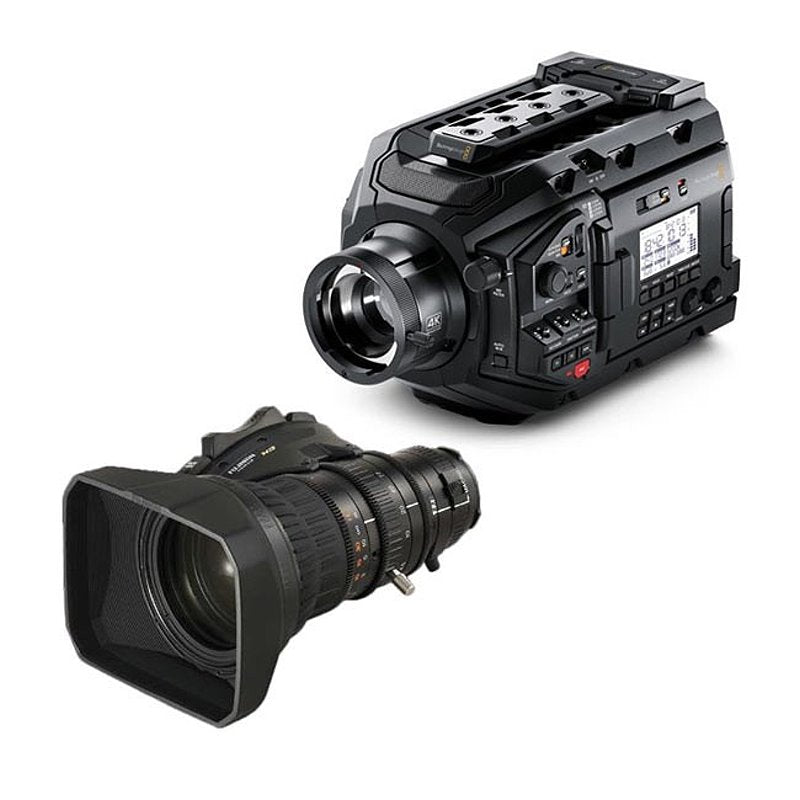 Blackmagic Design URSA Broadcast Camera & Fujinon 5BRM-K3 MS-01 Semi Servo Rear Control Accessory Kit